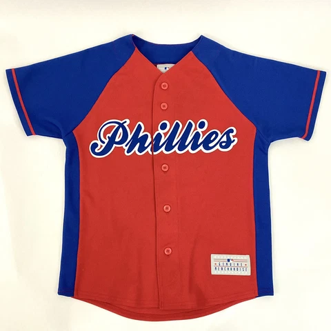 Philadelphia Phillies Ryan Howard 6 Genuine Merchandise MLB Youth Jersey Size S Cover