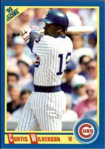 1990 Score Curtis Wilkerson Chicago Cubs #474