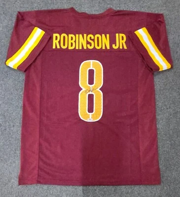 WASHINGTON COMMANDERS BRIAN ROBINSON JR AUTOGRAPHED SIGNED JERSEY PSA COA - Image 1 of 3