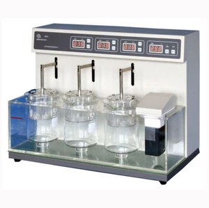Probador de desintegración de tabletas de laboratorio máquina medidora con tiempo automático de 1 a 900 min - Imagen 1 de 15