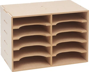 Flexio Stempelkissen-Box, 10 Fächer, organisiert, Stempelkissen-Bestände, Box - Bild 1 von 9