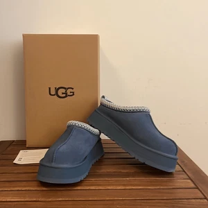 UGG Tazz Platform Slippers Desert Blue USA Women Size 9/UK 7/EU 40 - Picture 1 of 12
