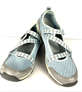 Ryka Kailee Adjustable Mesh Mary Jane Sneakers Shoes Lt Blue size 11M Women’s - Picture 1 of 8