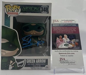 STEPHEN AMELL AUTOGRAPHED OLIVER QUEEN FUNKO POP 348 SIGNED GREEN ARROW JSA COA - Picture 1 of 6