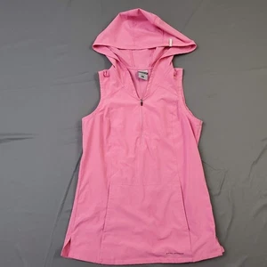 Columbia GRT Hoddie Womens Small Sleeveless Full Zip Omni Shade Hooded Pink - Picture 1 of 14