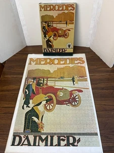 Complete ! *Mercedes* Benz 750 Piece Poster Puzzle Advertising Art Daimler Italy - Picture 1 of 12