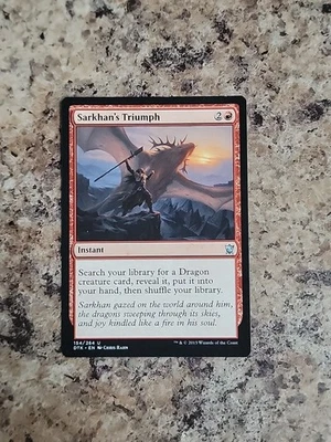x1 Sarkhan's Triumph x1 MTG Khans of Tarkir Magic The Gathering Unplayed Mint - Image 1 of 3