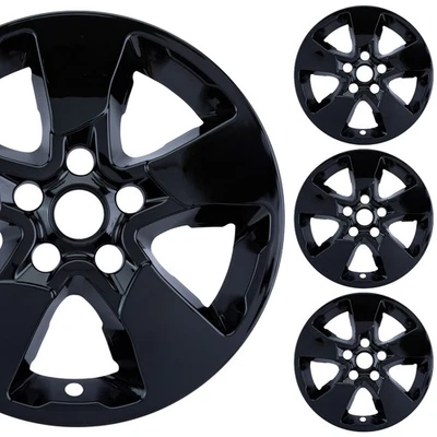 Pacrim 16" negro brillante cubiertas de rueda para Kia Soul (2017-2019) SUV | ABS | Juego de 4 Foto 1 de 4
