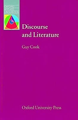 Discourse and Literature Guy Cook - Image 1 of 2