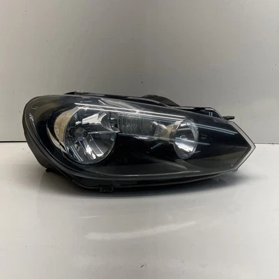 2010 - 2014 Volkswagen Golf Headlight Head Light Passenger's Right Halogen OEM - Image 1 of 4