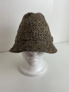 Harris Tweed Trilby/Fishing Hat 100% Wool Hand Woven in Scotland - Picture 1 of 6