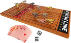 Horse Racing Board Game with Luxurious Durable Metal Horses, 11 Pieces & 4 Color
