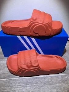 Adidas Adilette  22 Slide Sandals Red size 9 Mens NWT - Picture 1 of 6