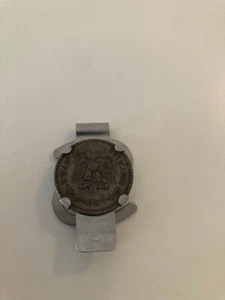 Mexican 1945 Silver Peso "Radiant Cap" Money Clip - One of a Kind!! - Picture 1 of 3
