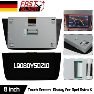 Conjunto de pantalla LCD táctil de 8" para radio navegación Opel Vauxhall Astra K - Imagen 1 de 10
