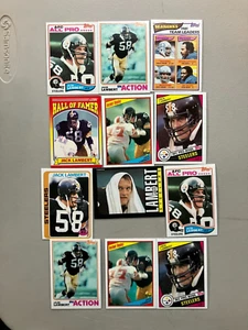 Jack Lambert (12 Card Lot) Pittsburgh Steelers - Picture 1 of 1