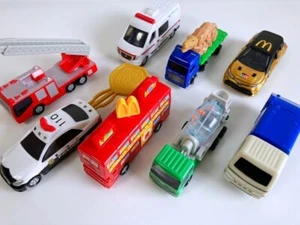 McDonald’s Tomica 2024 Happy Meal Toy 9 types Complete Set w/ DVD & Poster Japan - Picture 1 of 7