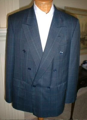 Chaqueta TRUSSARDI para hombre negra y azul mezcla de cachemir - grande Foto 1 de 4