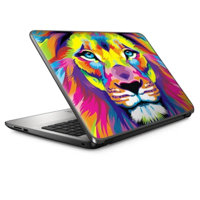 Обертка для ноутбука универсальная для 13 дюймов - красочная абстрактная краска лев - Изображение 1 из 4