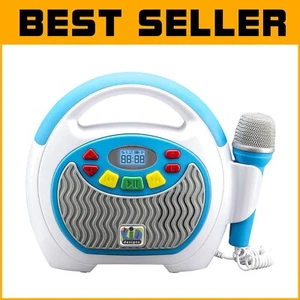 Rechargeable Kids Karaoke Machine with Microphone & Bluetooth - Perfect Gift! - Picture 1 of 9