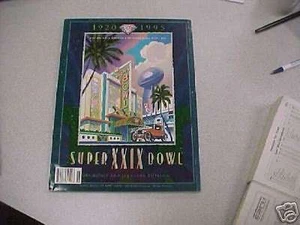 1995 SUPER BOWL XXIX GAME PROGRAM Cowboys / Bills - Picture 1 of 1