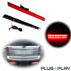 2 piezas LED reflectores de parachoques luces traseras faros antiniebla traseros para Ford Explorer 2011-2015 - Imagen 1 de 11