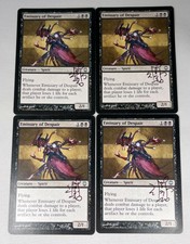 Emissary of Despair - ARTIST rk Post SIGNED PLAYSET Mtg Magic  -Moose Loot- G36