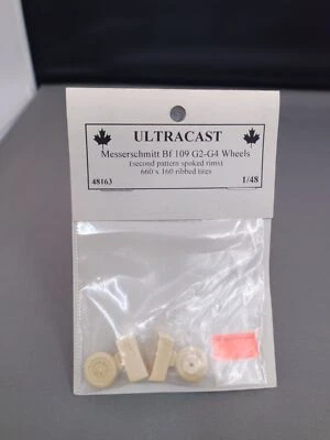 Ultracast #48163 1/48 - Messerschmitt Bf 109 G2-G4 Wheels - Image 1 of 2