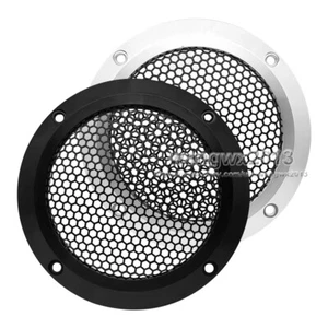 4" Zoll 125mm Lautsprecher Abdeckung Vollmetall Gitter Gitter Schutz Dekor Kreis - Bild 1 von 9