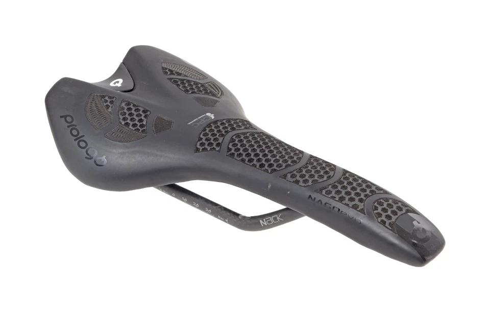 Prologo Nago Evo CPC Road Bike Saddle 134mm 7x 9mm Carbon Nack MTB Gravel Race - Image 1 of 4