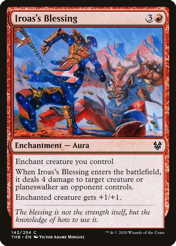 Magic the Gathering (mtg): THB: Iroass Blessing  (x 4) - Image 1 of 1