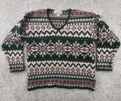 Vintage 1980s Men's Abercrombie & Fitch 100% Wool Men's Sweater Size M - Image 1 of 4