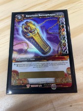 Spurious Sarcophagus Loot Card from WoW TCG - Tomb of the Forgotten