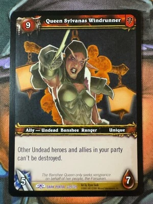 World of Warcraft TCG Dark Portal 229/319 Queen Sylvanas Windrunner - Image 1 of 2