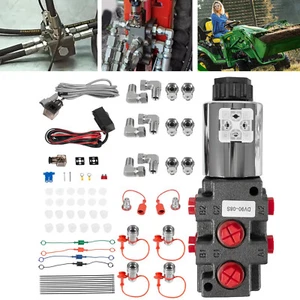 Hydraulik Multiplikator Wahlschalter Umsteller Magnetventil, 24GPM Durchfluss, DV90-08-M-AG - Bild 1 von 10