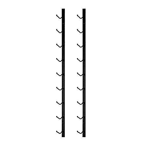 Rebecca Mobili RE6455 90cm Portabottiglie da Parete - Nero