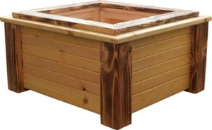 Rectangular Beautiful Solid Flower Pot HandMade Planter  ~ Only One! - Picture 1 of 2