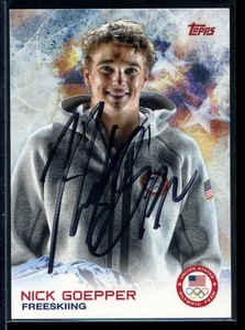 Nick Goepper signed autographed 2014 Topps Winter Olympic AUTO #39 SOCHI - Picture 1 of 1