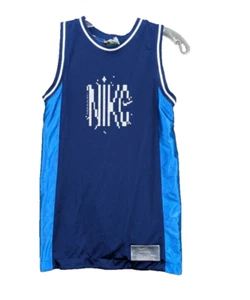 Nike Reversible Jersey Tank Top Big Kids Size XS Brighter Together Blue Colorful - Picture 1 of 10