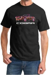 Shelby Cobra 289 Exotic Car Classic Neon Design Tshirt NEW FREE SHIP - Picture 1 of 10