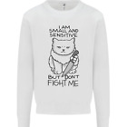 Cat Dont Fight Me Funny Kids Sweatshirt Jumper