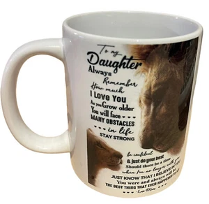 Gifts For Daughter From Mom To My Daughter Mug For Loving Mothers Gifts For Her - Picture 1 of 3