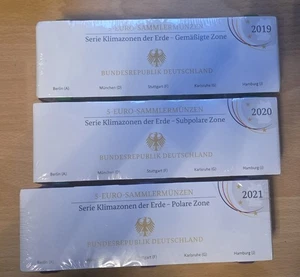 DEUTSCHLAND 2019/2020/2021 - Alle 15 x 5 € Euro mit Polymerring in PP komplett - Bild 1 von 3
