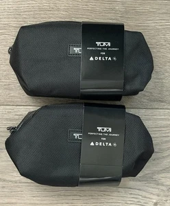 TUMI Delta Business schwarz Amenity Kulturbeutel Set neu versiegelt Menge 2 - Bild 1 von 3