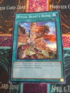 Yugioh Ritual Beast's Bond THSF-EN031 Super Rare 1st Edition Near Mint - Picture 1 of 4