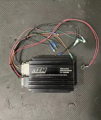 ⭐️⭐️ AEM PEAK & HOLD 10 CHANNEL AUXILIARY FUEL INJECTOR DRIVER COMPUTER 30-2710 Foto 1 de 2