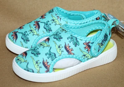 CARTERS Salinas Kids Dinosaur Sandal Toddler Size 6 Teal Neoprene Machine Wash - Image 1 of 4