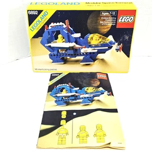 Lego 6892 Modular Space Transport Instruction Manual & Outer Box Sleeve Only - Imagen 1 de 8