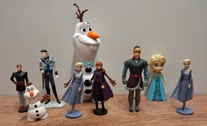 Disneys Frozen Frozen 2 Figure Bundle Cake Toppers Anna Elsa Olaf Kristoff - Picture 1 of 3