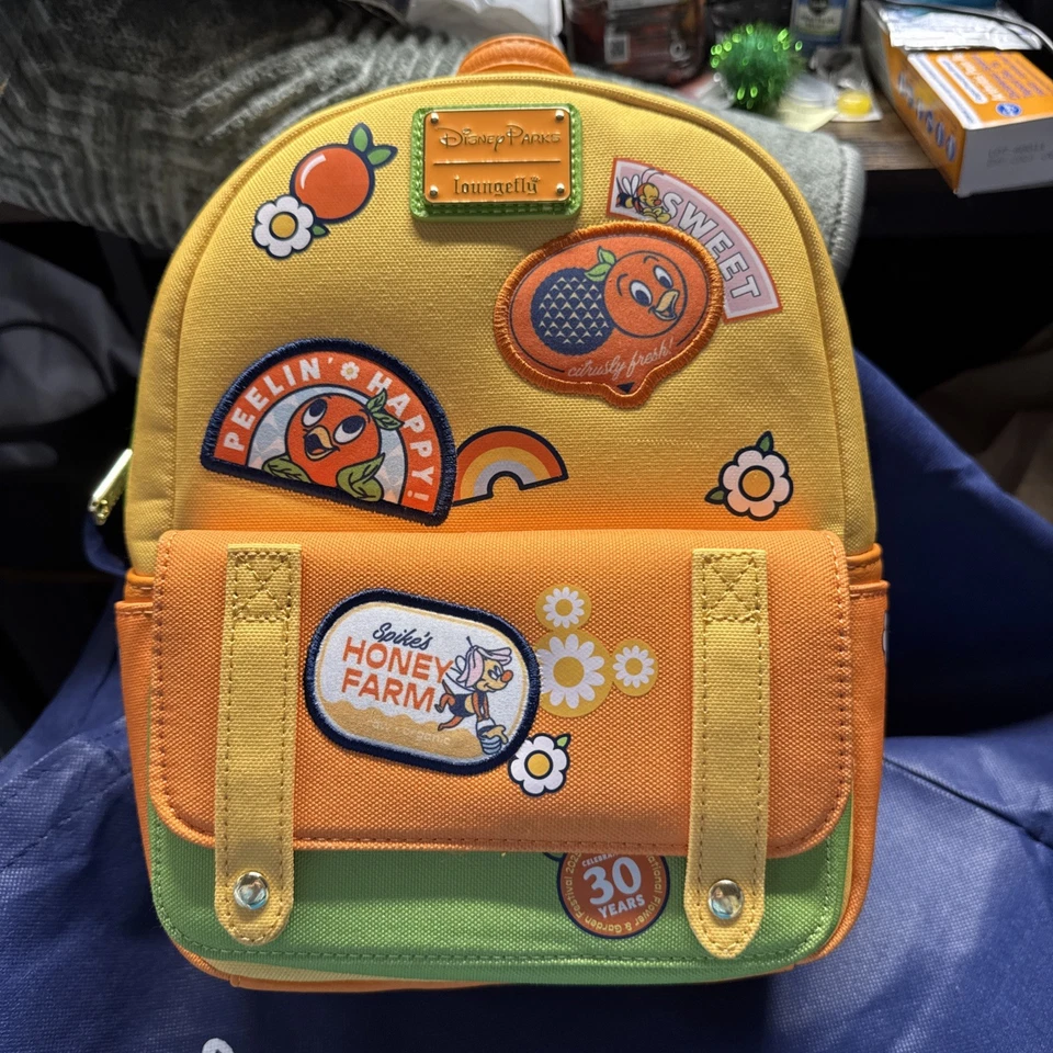 Редкий. Рюкзак для отдыха Disney Orange Bird 2025 Epcot фестиваль цветов и садов - Изображение 1 из 4